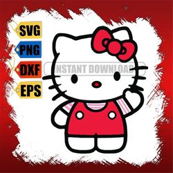 Kitty Svg, Svg, Png, Digital Download, Clip Art, Image Files, Layered Sticker, Cutting Files, Cricut Svg