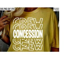 Concession Crew Svg | Concession Stand Svgs | Sports Svgs | Football Game Svgs | Concession Stand T-shirt Pngs | Concess