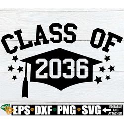 Class Of 2036, First Day Of Kindergarten, Kindergarten Senior SVG, 1st Day Of School svg, First Day Of School Quote, Dig