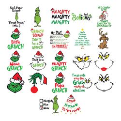 Bundle Grinch Christmas Svg, Christmas Svg Files