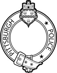 PITTSBURGH POLICE  patch vector svg png dxf svg jpg file