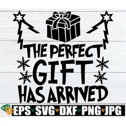 The Perfect Gift Has Arrived, Christmas svg, Funny Christmas svg, Funny Christmas Shirt svg, Kids Christmas, Babys Chris