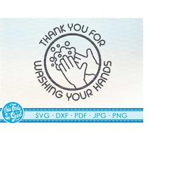 Wash hands svg, Wash your hands sign svg clipart Washing Vector cut files for Cricut and other vinyl cutters. png | dxf