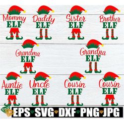 Matching elf family. Matching Family Christmas. Matching Elf Family Christmas Shirts SVG. Family Christmas svg, Matching