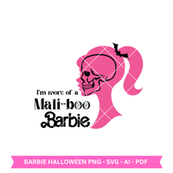 Barbie Halloween Svg, Halloween svg, pink doll Svg, Girl Svg, SVG file for cricut ,Clipart files