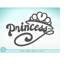 Princess tiara svg files for Cricut. princess tiara png, svg, dxf clipart files. princess tiara cut file svg