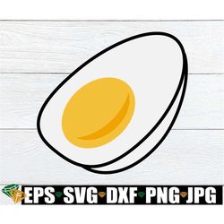 Hardboiled Egg svg, Split Egg svg, Egg svg, Egg Clipart, Egg svg, Food Clipart, Breakfast svg, Kitchen Clipart, Digital