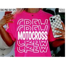 Motocross Crew Svg | Dirt Bike Family Png | Dirt Biking Enduro | Dirt Biker Cut File | Motocross Race Shirt Svg | Moto-X