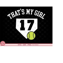 17 girl softball 17 svg softball svg shirt svg softball mom dad. girl softball 17 png, svg, dxf clipart files girl softb