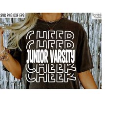 JV Cheer Svgs | Cheerleading Pngs | Cheer Team Cut Files | Junior Varsity | Cheerleading Tshirt | Cheer Squad Png | High
