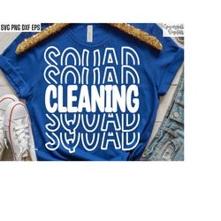 Cleaning Squad | House Cleaning Svgs | Housekeeper Pngs | Maid Tshirt Designs | Matching Work Shirt Quotes | Office Clea