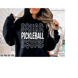 pickleball squad svg | pickleball shirt svg | pickleball game pngs | pickleball team svgs | pickleball t-shirt designs |