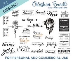 Christian Bundle SVG, Scripture Bundle, Instant Download, Bible Verse Bundle, Cut Files for Cricut, Religious SVG, Jesus