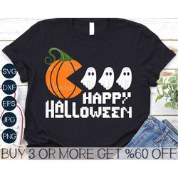 Happy Halloween SVG, Funny Kids Halloween SVG, Pumpkin SVG, Ghost Svg, Trick or Treat Png, Files for Cricut, Sublimation