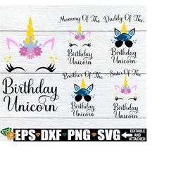 Unicorn Birthday.Family Unicorn Birthday. Matching family unicorn. Family matching unicorn. Family Unicorn Birthday. Dig