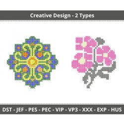 Innovative Stitches-2 Creative Embroidery Designs