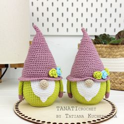 Crochet pattern Spring gnome