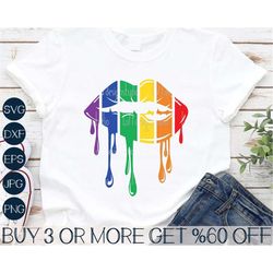 Dripping Lips SVG, Lgbtq SVG, Gay Pride SVG, Sexy Svg, Love Is Love Svg, Popular Svg , Png, Files For Cricut, Sublimatio