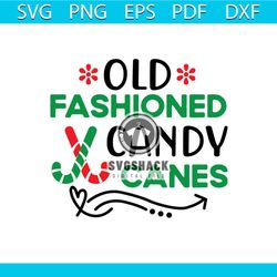 Old Fashioned Candy Cane Svg, Christmas Svg, Old Fashioned Svg