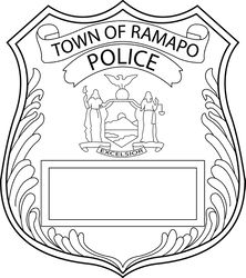 Town of Ramapo Police Badge VECTOR SVG DXF EPS PNG JPG FILE