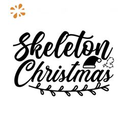 Skeleton Christmas Svg, Christmas Svg, Skeleton Svg, Mistletoe Svg