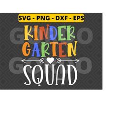 kindergarten squad svg, kindergarten squad teacher svg, kindergarten squad png, kindergarten first day of school boy gir