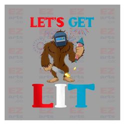 Let's Get Lit Png, American Flag Sublimation Design, Drinking 4th Of July Png, Independence Day Png, Funny 4th Of July P
