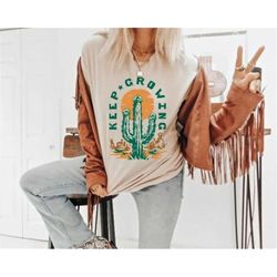 Cowboy Shirt Southwest Rodeo Vintage Inspired T-Shirt Western Graphic Tee Retro Tee Shirt Comfort ColorsGarment Dyed Boh