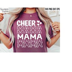 Cheerleading Mom | Cheer Mama Svg | Cheerleading Shirt | Cheer Team Cut Files | Cheer Mom Svgs | Cheer Squad Pngs | Chee