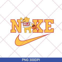 Cute Nike Pooh PNG, Sneaker Bear Pooh PNG, Sport Pooh PNG, Pooh Just Do It Later, Disney Nike Logo, Pooh Disney Nike PNG