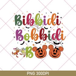 Retro Bibbidi Bobbidi Boo Halloween PNG, Jaq And Gus Halloween PNG, Disney Cinderrella PNG, Funny Disney Halloween PNG