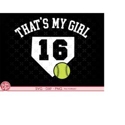 16 girl softball 16 svg softball svg shirt svg softball mom dad. girl softball 16 png, svg, dxf clipart files girl softb
