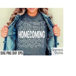 Homecoming Court Svg | Homecoming T-shirt | Back To School Quote | Homecoming Game Svgs | Football Tshirt Designs | Home