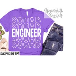 Engineer Squad Svgs | Engineering T-shirt | Mechanical Engineer Svgs | Electrical Engineer Tshirt | Future Engineer | En