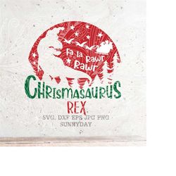 Christmasaurus Rex Svg,Merry Christmas Svg,Rawr,Saurus Svg File,DXF Silhouette Vinyl Cricut Cutting SVG T shirt,Dinosaur