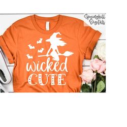 wicked cute svg - halloween svg - fall cut file - witch svg - witchy svg - spooky svg - halloween shirt svg - svgs for k