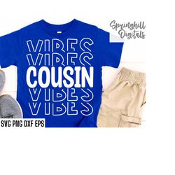 Cousin Vibes Svgs | Matching T-shirt Cut Files | Cousin Shirt Designs | Family Tshirt | New Baby Cousin | Digital Printa