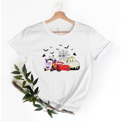 Disney Cars Land Halloween Shirt, Lightning Mcqueen Shirt, Vintage Disney Cars Halloween Shirt, Disney Car Pixar Shirt