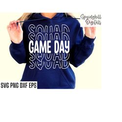game day squad | football season svgs | school sports cut files | football quote | t-shirt designs | high school footbal