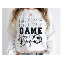 Game Day Svg, Soccer Shirt Svg, Game Day Vibes Svg,Soccer Season Svg Files for Cricut - Cut Silhouette File Svg,Png,Eps,