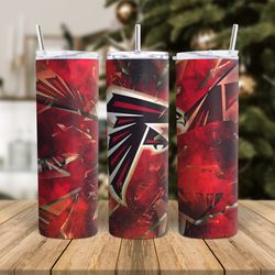 Atlanta Falcons NFL Tumbler Png , Football Tumbler Wrap Design, NFl Tumbler Wrap