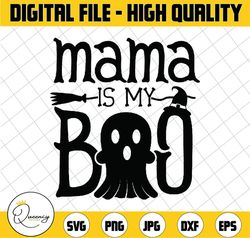 Mama Is My Boo SVG, Kids Halloween svg, Cute Boy Girl Halloween Shirt svg file, Baby Halloween svg, Bat svg