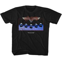 Aerosmith Rocks Black Toddler T-Shirt