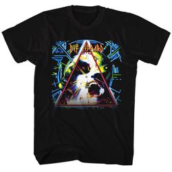 Def Leppard Hysteria Logo Black Adult T-Shirt