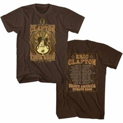 Eric Clapton Guitar Wings Dark Chocolate Adult T-Shirt