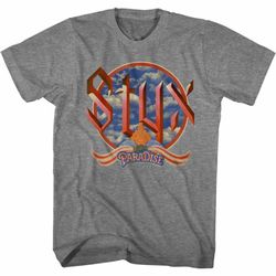 Styx Paradise Clouds Graphite Heather Adult T-Shirt
