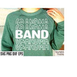 Band Grandma Svg | Band Gma Shirt | High School Band | Marching Band Svgs | T-shirt Designs | High School Football | Col