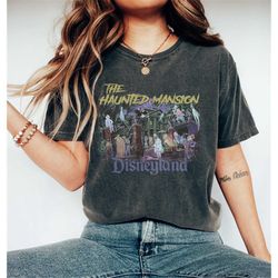 Retro The Haunted Mansion 1969 Disneyland Comfort Colors Shirt,t, Disney Halloween Shirts, Disneyland Halloween Shirt, D