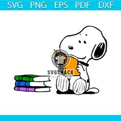 Snoopy Love Reading Svg, Disney Svg, Snoopy Svg, Peanuts Svg, Reading Svg, Disneyland Svg, Disney Movie Svg, Snoopy Movi