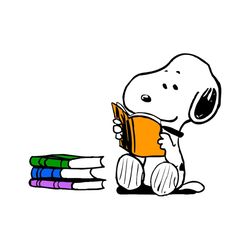 Snoopy Love Reading Svg, Disney Svg, Snoopy Svg, Peanuts Svg, Reading Svg, Disneyland Svg, Disney Movie Svg, Snoopy Movi